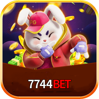 Imagem promocional da 7744BET mostrando a plataforma e suas vantagens